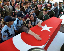 Onbaşı Hüseyin Gözübüyük'ün cenazesi