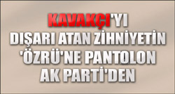Pavey'e pantolon AK Parti'den
