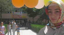 Başörtülü öğrenci, törene alınmadı