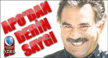Apo'dan 'derin' saygı