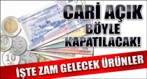 Cari açık böyle kapatılacak!