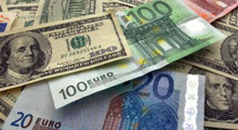Euro ve dolar Orta Asya'da değer kazandı