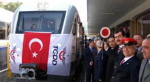 İlk yerli ray otobüsü sefere başladı