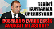 Tekin'i kurtarma operasyonu