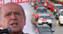 Bahçeli'ye süpriz karşılama!