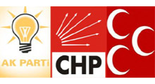 Ak Parti, CHP ve MHP'nin son oyu