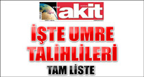 Umre talihlileri belirlendi