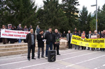 Başörtüsü yasağı eylemi
