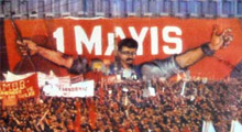 1 Mayıs Taksim Meydanı'nda