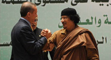 Türkiye'ye Kaddafi suçlaması