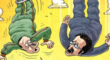 Tüzmen'den karikatürlü veda!