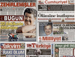 Ölüm manşetlerde