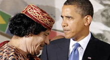 Kaddafi'den Obama'ya 'evlat' mesajı!