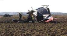 Bursa'da helikopter düştü!