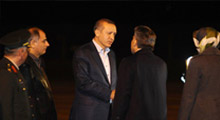 Havaalanında sürpriz zirve