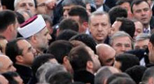 Erdoğan, Fahri Dindar'ın cenazesine katıldı