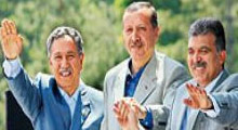 Gül, Erdoğan ve Arınç buluştu