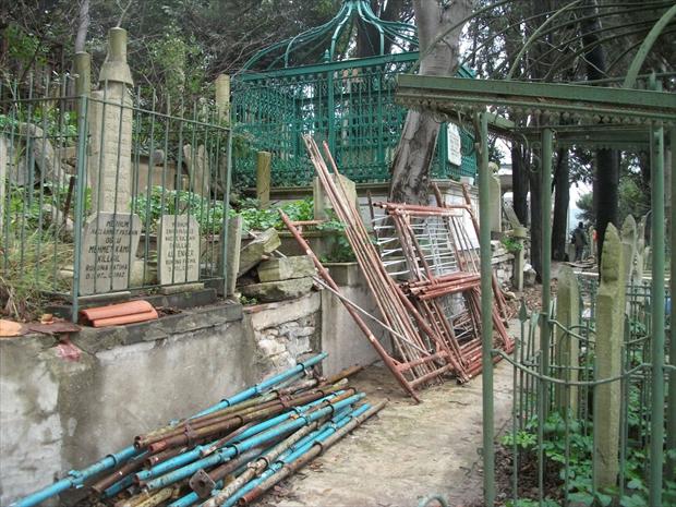 Dergâh böyle yağmalanmış