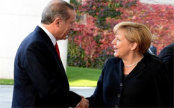 Erdoğan Merkel görüşmesi sona erdi