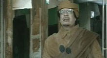 Kaddafi meydan okudu!