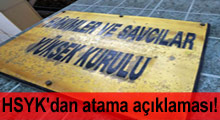 HSYK'dan atama açıklaması!