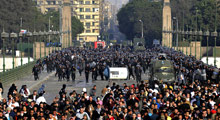 Mısır'da Hristiyanlardan protesto