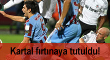 Kartal fırtınaya tutuldu!