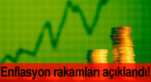 Enflasyon rakamları açıklandı!
