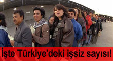 İşte Türkiye'deki işsiz sayısı!