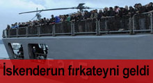 İskenderun fırkateyni geldi