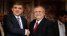 Gül, Talabani ile görüştü