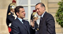 Erdoğan Sarkozy ile görüştü