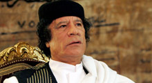 Kaddafi yine esti gürledi!
