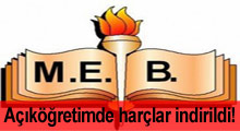 Açıköğretim harçlarında indirim!