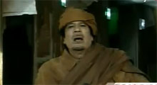 Kaddafi meydan okudu!