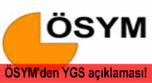 ÖSYM'den YGS açıklaması!