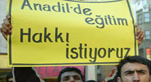 Çerkezler anadilde eğitim istedi
