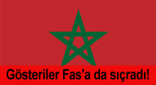 Gösteriler Fas'a da sıçradı
