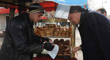 Erdoğan'dan simit ikramı!