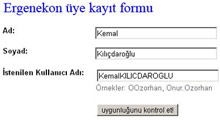 İşte Gandi'nin ETO'ya kayıt formu!
