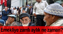 İşçi emeklisine zamlı aylık ne zaman?