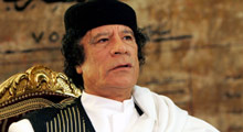 Kaddafi'den İsrail'e başkaldırı çağrısı!