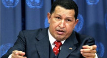 Chavez'den 'Mübarek' tepkisi