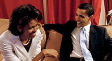 Obama: Evlilikte gülmek iyidir!