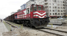 Pazarcık'ta tren raydan çıktı!