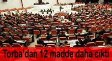 Tasarının 12 maddesi daha kabul edildi