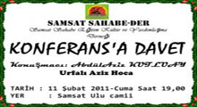 Samsat'ta konferansa davet!