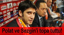 Polat ve Sezgin'i topa tuttu!