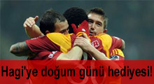 Hagi'ye doğum günü hediyesi!