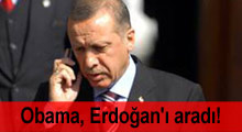 Obama, Erdoğan'ı aradı!